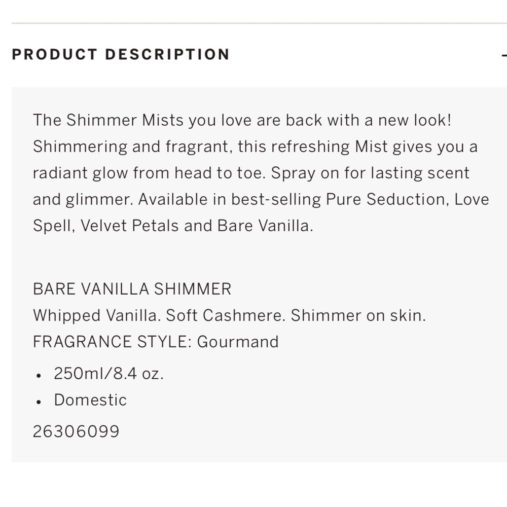 Victoria Secret Body Lotion Set Bare Vanilla Shimmer Nwt - Picture 6 of 6